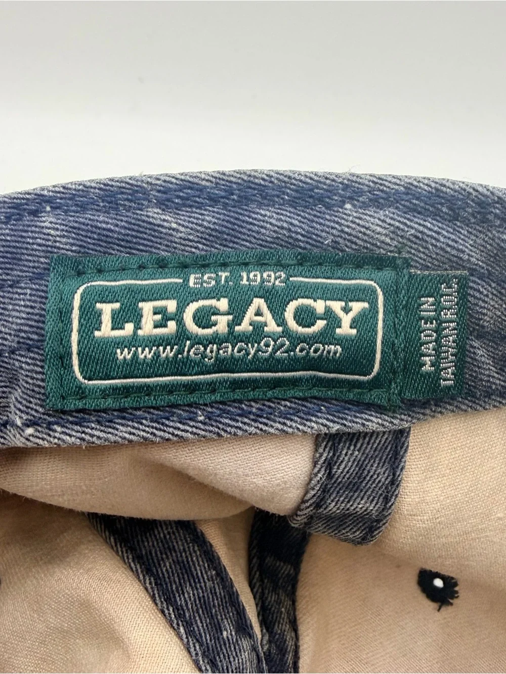 Vintage Legacy Athletic Colorado State Flag Hat Blue Frayed Patch Denim